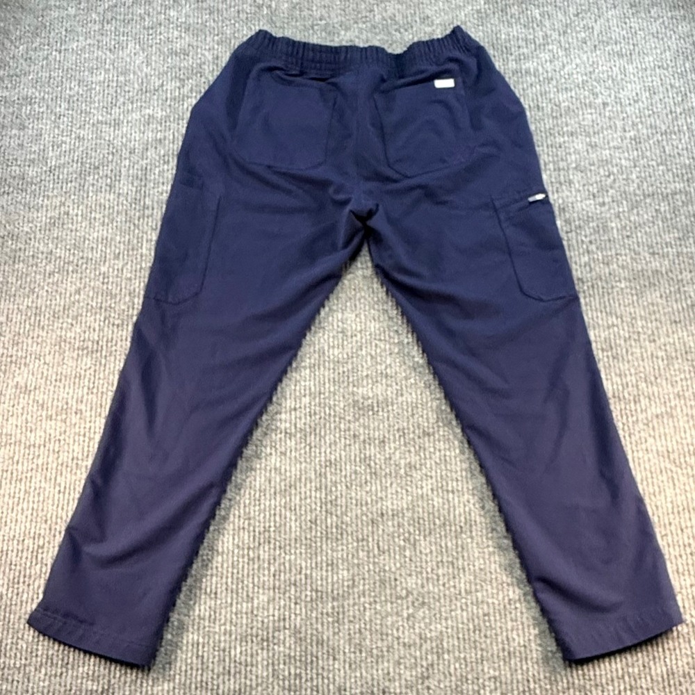 FIGS Yola Maternity Cargo Scrub Pants Navy Blue Technical Collection Size M - Picture 3 of 10